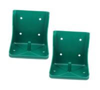 CLISPEED 2pcs Farm Salt Feeder Rack for Livestock Durable Salt Block Holder for Sheep Cattle and Horses Convenient Licking Tray for Easy to Clean and Reusable