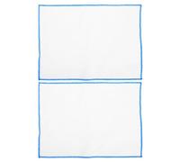 CLISPEED 2Pcs Flute Cleaning Cloth Soft Cotton Gauze for Woodwind Instruments Interior and Exterior Maintenance, Flute Polishing Gauze Suitable for Saxophone, Guitar, Piano, and Brass