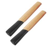 CLISPEED 2pcs Hammer Handle Hammer Accessory Wooden Handle Replacement Comfortable Grip Wood Material Resistance to Cracking for Construction and Woodworking