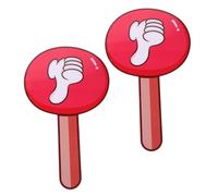 CLISPEED 2Pcs Handheld Voting Paddles for Classroom Judging Portable Double Sided School Board with Down PVC Tempered Material for Interactive Teaching and Voting Events