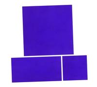 CLISPEED 2pcs Heat Resistant Cobalt Glass for Chemistry Lab Experiments Flame Color Reaction Tool for School Science Education