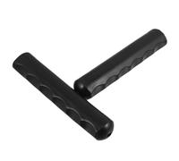 CLISPEED 2pcs Heavy Fitness Handle Cover with Anti-slip Plastic and Ergonomic Grip for Exercise Equipment Black Fitness Device Handle Grip Suitable for Training Sessions