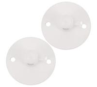 CLISPEED 2pcs Iron Cable Holders for Power Cable Organizing and Fixing with Strong Clamping Effect for Pendant Lights and Tabletop Glass Insulated Lights