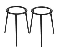 CLISPEED 2pcs Laboratory Lamp Heating Holder Metal Tripod Stand Stable Iron Support for Chemistry Biology Experiments Quick Heating Lab Light Tripod Holder