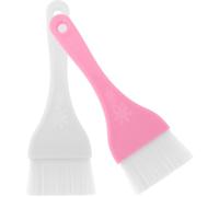 CLISPEED 2pcs Large DIY Beauty Body Brush Set Big Mask Brush for Full Body Skin Care for Even Makeup Skincare Application White and Pink Spa Tools