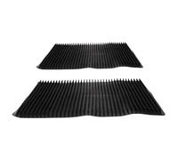 CLISPEED 2pcs Livestock Itch Relief Pad Soft Touch Horse Cattle Scratcher with Massage Brush for Equine Bovine Goat Cow Farm Use Scratch Post Accessory