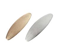 CLISPEED 2pcs Long Oval Alloy Hair Clips Lightweight Fashionable Elegant Spring Hair Holders for Women
