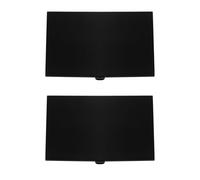 CLISPEED 2pcs Memory Storage Case Mini Data Case with 12-slots Aluminium Alloy Shell Portable Protective Design for Travel and Outdoor Activities Black