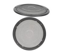CLISPEED 2pcs Metal Subwoofer Speaker Grills Car Speaker Protector Cover Iron Mesh Subwoofer Grill for Car Audio Refitting and Protection