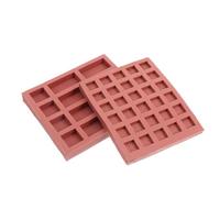 CLISPEED 2pcs Miniature Silicone Brick Molds for Dollhouse Construction and Sand Table Landscape Reusable Mini Concrete Moulds with Precise Dimensions for DIY Garden Projects