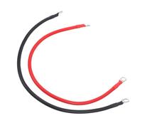 CLISPEED 2pcs Mm² Pure Copper Battery Cables Quick Connect Leads for Car Truck Rv Inverter Power Wire Red Black Easy Installation Reliable Vehicle Battery Connection