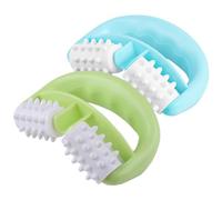 CLISPEED 2Pcs Muscle Roller Massager for Arms Legs and Back Manual Massage Roller for Muscle Relief and Tension Release Lightweight Portable Therapy Tool for Stress Reduction and Faster