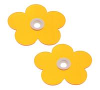 CLISPEED 2pcs Nail Lamp Anti Glare Shield for Gel Nails Lightweight Plastic and Silicone Flower Shape Protective Screen Blocks UV and LED Lamp Glare for Manicure Sessions