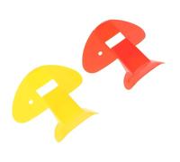 CLISPEED 2pcs Nose Flute Training Whistles for Adults Plastic Wind Instrument Practice Tools for Breath Control Embouchure Strength and Speech Clarity Improvement