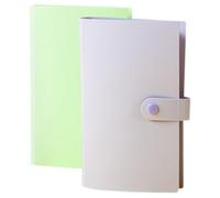 CLISPEED 2pcs Paper Money Album Book for Bill Holder Banknote Collection Book Coin Holder for Coin Collecting and Storing Bills Money Storage for Collectors