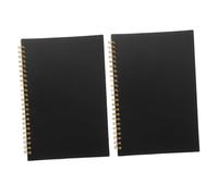CLISPEED 2pcs Paper Notebook for Efficient Bookkeeping and Tracking Income Expenses Pages Lightweight Design for Business Accounting and Portable Use