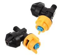 CLISPEED 2pcs Pasture Mist Nozzle Anti-drip Cattle Sprinkler Head Plastic Summer Cooling Mist Sprayer for Livestock and Cattle, Farm Humidification