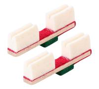 CLISPEED 2pcs Piano Maintenance Accessories with Wool Felt and Wood Material Comfortable to Touch No Burr Suitable for Upright Pianos