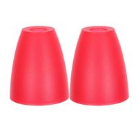 CLISPEED 2pcs Plastic Lamp Cover for E14 Light Socket Round Flat Head Lamp Shade with 30mm Hole Secure Installation Fit and Dust Prevention and Warehouse Use