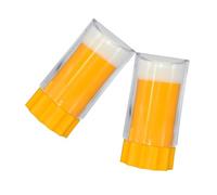 CLISPEED 2pcs Portable Plastic Bee Queen Marker Bottle Lightweight Beekeeping Tool for Accurate Hive Management and Colony Tracking in Apiaries and Research Labs