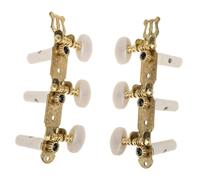 CLISPEED 2Pcs Professional Guitar Tuning Pegs Closed String Machine Heads Replacement for Acoustic Classical Guitars Precise Quick Tuning Knobs Easy to Install Accessories