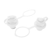 CLISPEED 2pcs Professional Kayak Valves Lid Portable Air Valve Cover with Wear-resistant PP Material for Inflatable Boats Dinghies and Air Mattresses Anti-leakage Seal Replacement Accessory