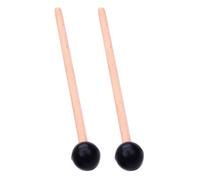 CLISPEED 2pcs Professional Marimba Hammer Sticks Tongue Drum Mallets Lightweight Rubber Head Percussion Instrument Accessories for Ethereal Drum Playing
