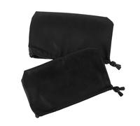 CLISPEED 2pcs Pu Underarm Crutch Pads for Walking Canes and Crutches, Soft Thickened Cushion Hand Grips for Elderly Adults, Portable and Washable Covers for Home and Travel Use