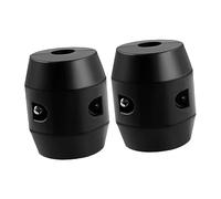 CLISPEED 2pcs Pull Down Faucet Weight Ball Replacement Black Gravity Hose Weight for Kitchen Sink Easy Install Durable Tap Pull Out Sprayer Accessory Compatible Braided Hoses
