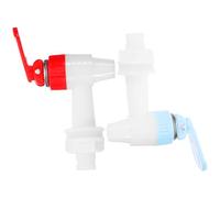 CLISPEED 2pcs Replacement Cooler Faucet Tap Leak Silicone Plastic Spout for Water Dispensers Wine Barrels Glass Beverage Jugs Easy Installation and Versatile Random Color