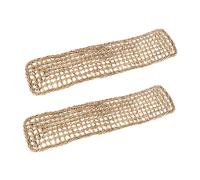 CLISPEED 2Pcs Reptile Lizard Lounger Hammocks Made of Seagrass for Bearded Dragons Geckos Iguanas and Pets Compact Easy to Clean Natural Pet Grass Cushions