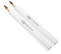 CLISPEED 2pcs Retractable Lip Brush for Women with Soft Artificial Fiber Heads and Plastic Handle Fine and Gentle Lip Gloss Applicator Portable Minimalist Design