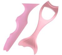 CLISPEED 2pcs Reusable Silicone Eyeliner Aid Tool for Women, Soft and Suitable for Long Time Use, Multi-function Makeup Accessory with Eyeliner Guide, for Precise Eye Makeup Application