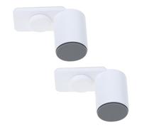 CLISPEED 2pcs Revolving Household Door Guard with No Drill Installation, Abs and Rubber Protective Door Stoppers to Avoid Locked, for Home Safety and Proofing