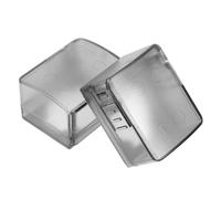 CLISPEED 2pcs Safety Door Lock Protector Plastic Opening Security Device Preventing Accidental Lockouts for Home Office Apartment Hotel Use