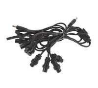 CLISPEED 2pcs Salon Perm Machine Connector Cable 1 to 4 Splitter for Digital Perm Machine Universal Compatibility Flexible Multi-device Connection for Professional Salon Use