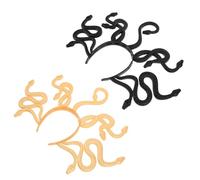 CLISPEED 2pcs Scary Snake Headband Comfortable Medusa Hair Accessories for Women's Halloween Party Cosplay Lightweight Festival Headbands for Themed Events and Parties