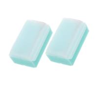 CLISPEED 2pcs Sensory Tactile Massage Sponge Brush for Bath Portable Soft Bath Brush with Gentle Cleaning Power and Comfortable for Newborns and Daily Use