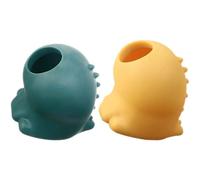 CLISPEED 2pcs Silicone Egg White Separator Cartoon Egg Separator Kitchen Gadget for Cooking and Baking Easy to Use Practical Assorted Colour