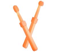 CLISPEED 2pcs Silicone Toothbrush Tongue Cleaner Brush Set with Storage Box Toothbrush for Newborns Home Use and Travel