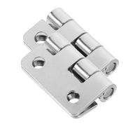 CLISPEED 2Pcs Silver Gate Hinges Replacement Heavy Duty Barn Door Hinges with Thick Design for Wooden Box Garage and Cabinet Doors Durable Metal Construction for Residential and Commercial