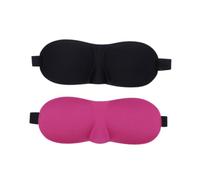 CLISPEED 2pcs Sleeping Eyeshade Eye Mask Adjustable Shading Eye Patch Blackout Design for Men Women for Sleeping