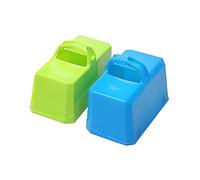 CLISPEED 2pcs Snow Brick Maker Molds for Outdoor Winter Snow and Summer Sand Building Blocks DIY Castle Foundation Tool and Sand Shaping Fun Random Color
