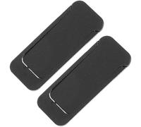 CLISPEED 2pcs Square Webcam Cover Slide Privacy Slider for Laptop Desktop Tablet Smartphone Easy to Install Protective Camera Lens Shield Ultra-thin Black Privacy Protector