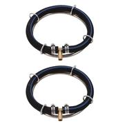 CLISPEED 2pcs Stainless Steel Aquarium Oxygen Bubble Rings for Fish Tank and Aeration Silent Hydroponic Air Diffuser for Enhanced Water Circulation and Maximum Oxygenation
