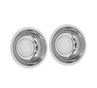 CLISPEED 2pcs Stainless Steel Foot Bath Basin Durable Round Soak Feet Tub Face Washing Laundry Easy to Clean Multipurpose Wash Basin for Bathroom Kitchen