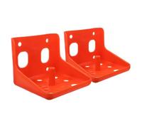 CLISPEED 2pcs Thickened Livestock Salt Block Holder Mineral Feeder Tray for Goats Sheep Deer Horses Farm Salt Feeding Box with Sturdy Construction and Decorative Compatibility