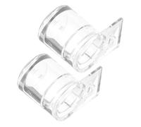 CLISPEED 2Pcs Transparent Acrylic Ant Water Feeder Mini Liquid Dispenser Easy to Clean Reptile Tortoise Bird Water Dish for Bearded Dragon Accessories and Pigeon Feeding