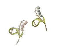CLISPEED 2pcs Tulip Flower Claw Clips for Women Hair Accessories in Assorted Colours, Alloy Material, Resists Fading and Cracking, Stylish Minimalist Design for Work and School