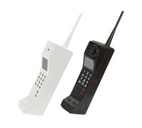 CLISPEED 2pcs Vintage Retro Brick Cellphone Ornament Iron Old Fashioned Phone Model for Home Office Decor Compact Eye-catching Vintage Telephone Prop Party Decoration Polished Finish